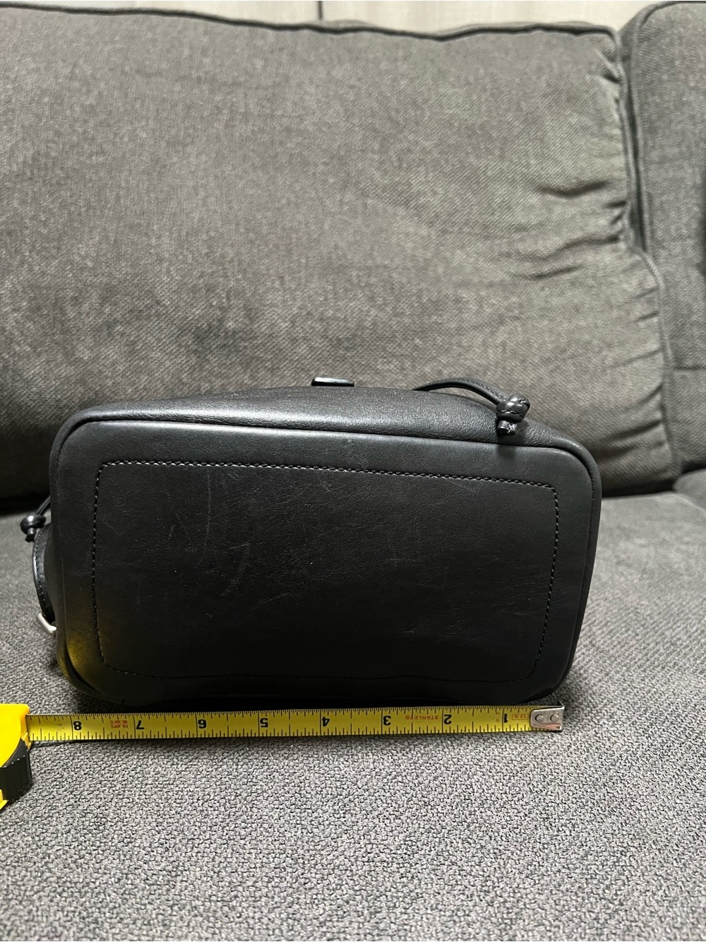 EXCELLENT CONDITION Coach Black Leather DayPack Back pack - Authentic! - Picture 9 of 12